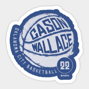 Cason Wallace Oklahoma City Basketball Sticker